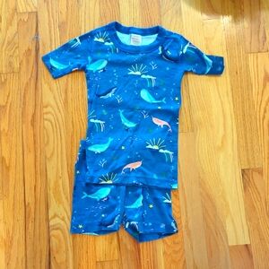 Hanna Andersson Size 5 short PJ set